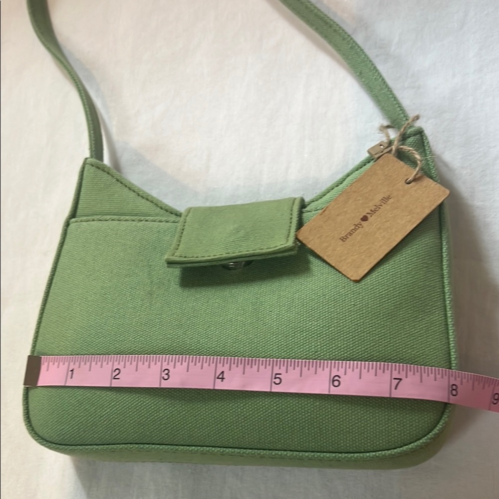 Brandy Melville Green Shoulder Bag - Picture 3 of 9